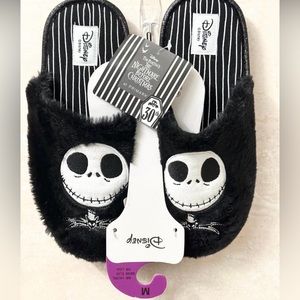 The Nightmare Before Christmas Faux Fur Slippers
